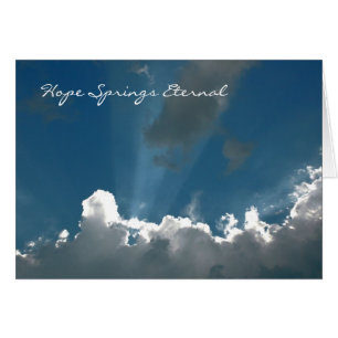 Cartão Placa Eterna de Primaveras Esperança
