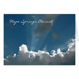 Cartão Placa Eterna de Primaveras Esperança