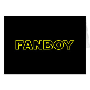 CARTÃO PLACA FANBOY