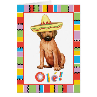 Cartão Placa Fiesta Ridgeback Rhodesian
