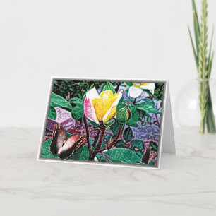 Cartão Placa Flame do ouro