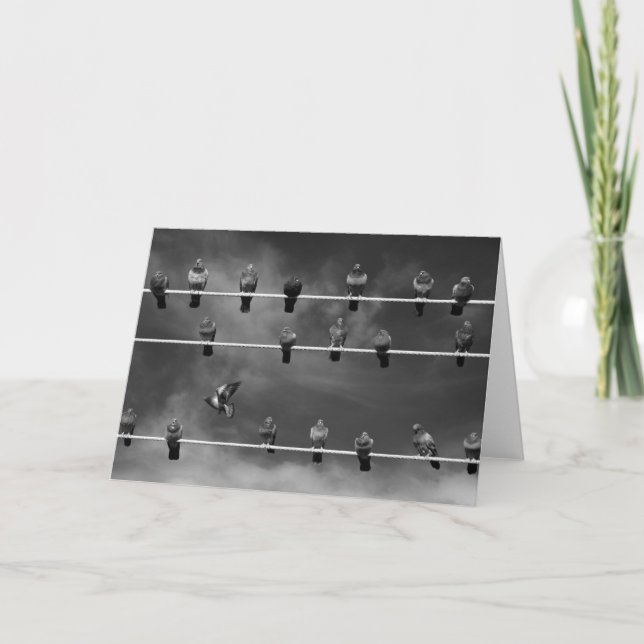 Cartão Placa Foosball Pigeon (Frente)