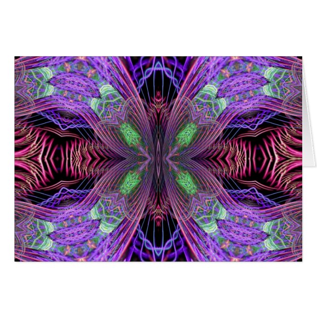 Cartão Placa FractalART nº 142 (Frente Horizontal)