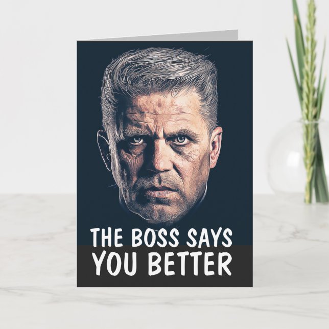 CARTÃO PLACA GANGSTER FUNNADA PELO DIA DE OS PAIS MAFIA (Frente)