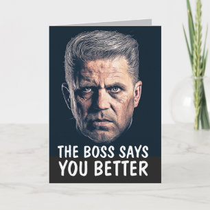 CARTÃO PLACA GANGSTER FUNNADA PELO DIA DE OS PAIS MAFIA