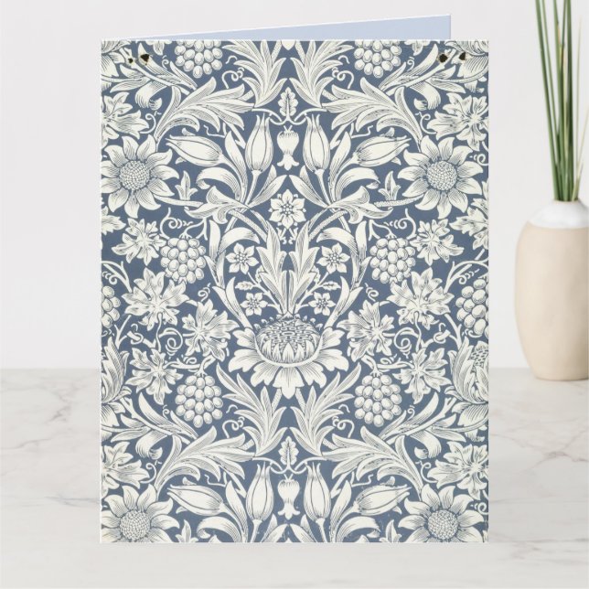 Cartão Placa grande de Design de girassol (por William Mo (Frente)