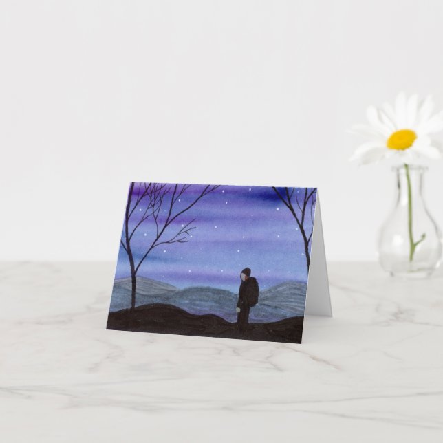 Cartão Placa Hiker (Planta pequena)