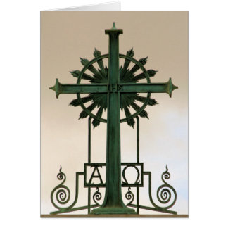 Cartão Placa IHS Alpha Omega