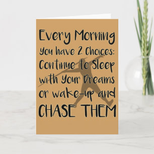 Cartão Placa Inspiracional de Emissão de Ondas