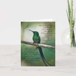 Cartão Placa Inspiracional Psalms 91:1-4