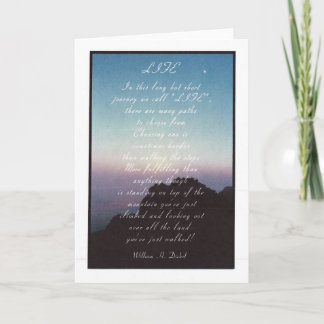 Cartão Placa Inspiron "Life"