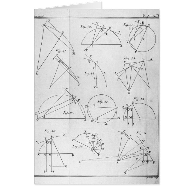 Cartão Placa IV, ilustrando a proposição X (Frente)