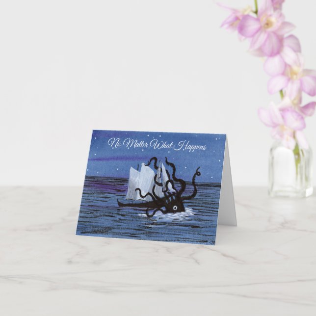 Cartão Placa Kraken Insinível (Orquídea)