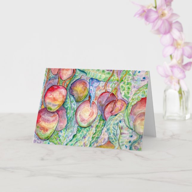 Cartão Placa Mangos (Orquídea)