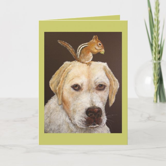 Cartão Placa Max e Mr Chipmunk (Frente)