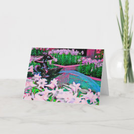 Cartão Placa Ninfônica de Água do Guerreiro