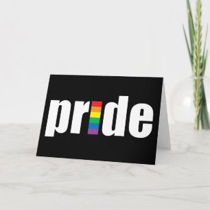 Cartão Placa orgulho gay