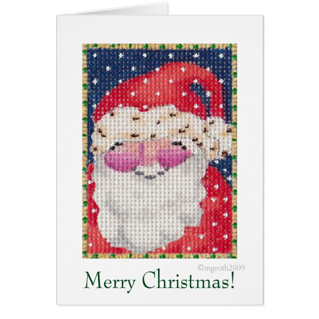 Cartão placa papai noel (Frente)