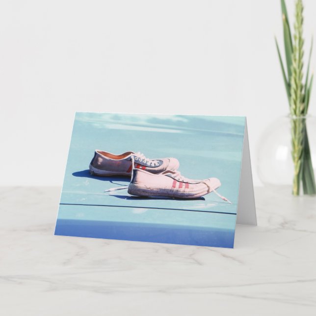 Cartão Placa para tênis (Frente)