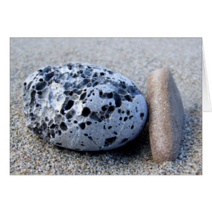 Cartão Placa Pebbles de Praia