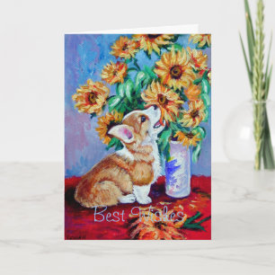 Cartão Placa Pembroke Welsh Corgi