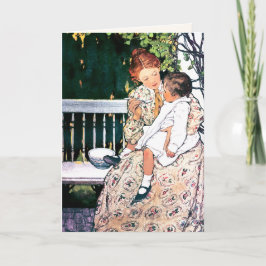 Cartão Placa Personalizada de Vintage de Dia de as mães F