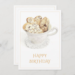 Cartão Placa plana BISCOTTI Happy Birthday 4.5x6.25