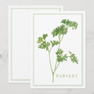 Cartão Placa plana FRESH PARSLEY 5x7