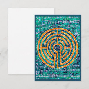 Cartão Placa plana LABYRINTH II 3,5x5