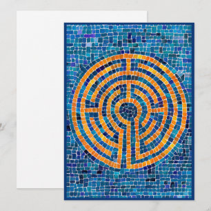 Cartão Placa plana LABYRINTH IV 5,5x7.5