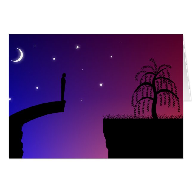 Cartão Placa ponte quebrada (Frente Horizontal)