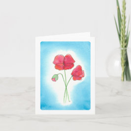 Cartão Placa Poppy