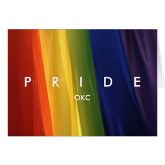 Cartão Placa PRIDE Rainbow