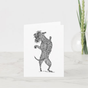 Cartão Placa Pup Sassy
