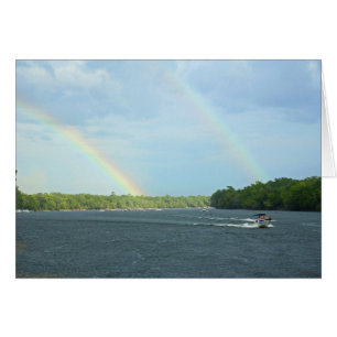 Cartão Placa Rainbow Dupla