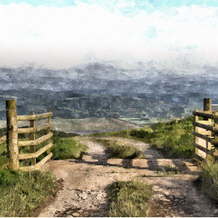 Cartão Placa ROAD MOUNTAIN