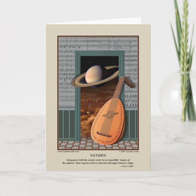 Cartão Placa Saturn (Frente)