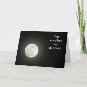 Cartão Placa - saudação - Lua Brilhante