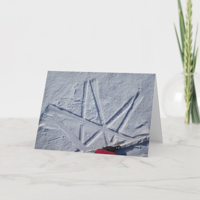 Cartão Placa secundária Ski Star (Frente)