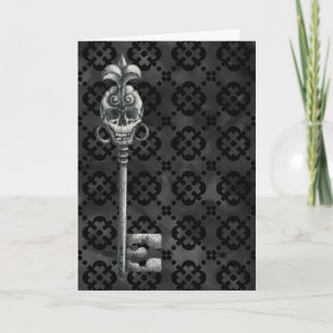 Cartão Placa Skeleton Key 3