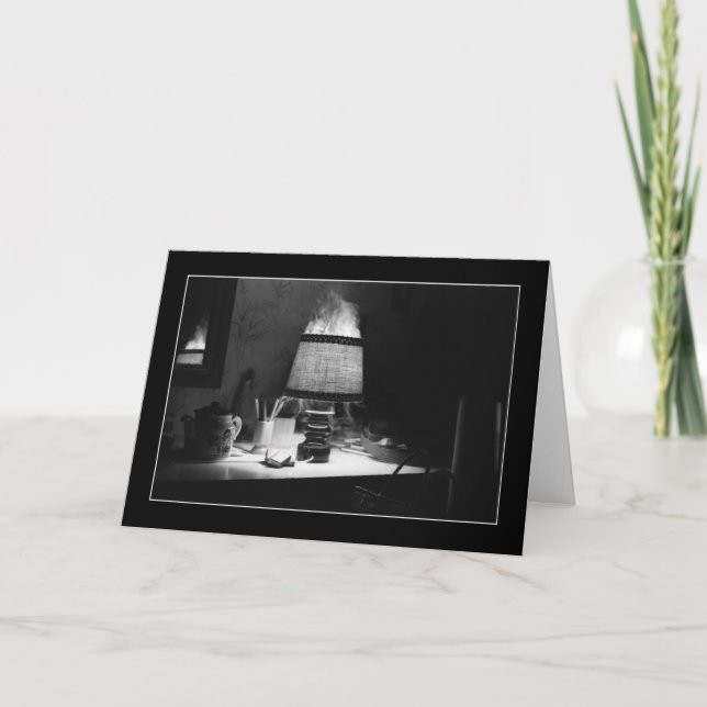 Cartão Placa SMOKE (fundo preto) (Frente)