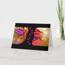 Cartão Placa SMOOCHES