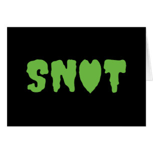 CARTÃO PLACA SNOT LOVE