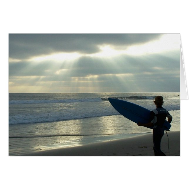 Cartão Placa Sunset Storm (Frente Horizontal)