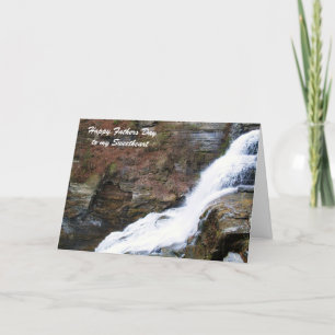 Cartão Placa SWEETHEART do DIA DE OS PAIS FELIZ