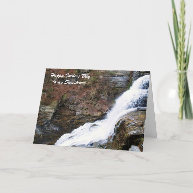 Cartão Placa SWEETHEART do DIA DE OS PAIS FELIZ (Frente)