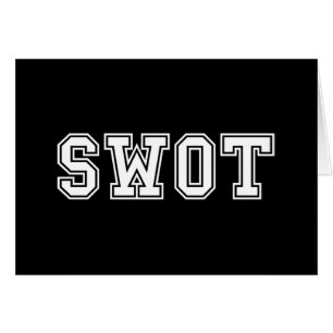 CARTÃO PLACA SWOT
