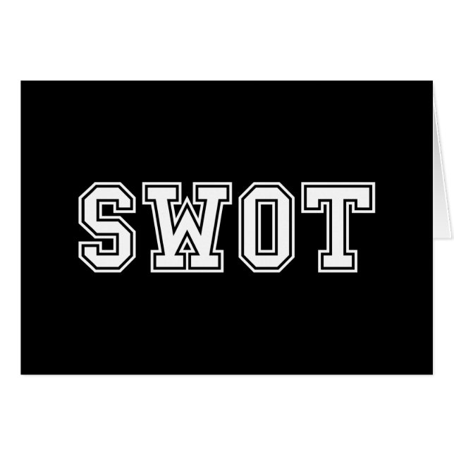 CARTÃO PLACA SWOT (Frente Horizontal)
