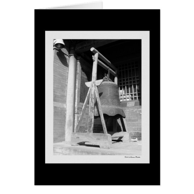 Cartão Placa Temple Bell (Frente)