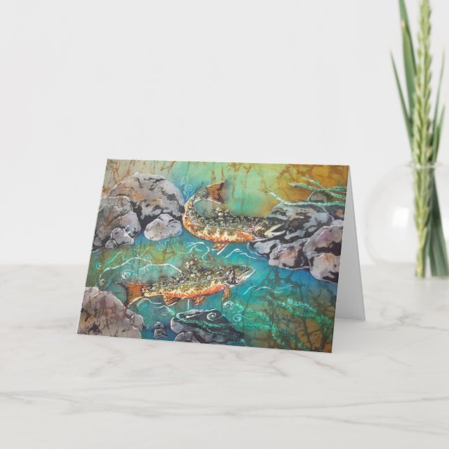 Cartão Placa Trout (Frente)